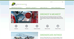 Desktop Screenshot of greenercars.org